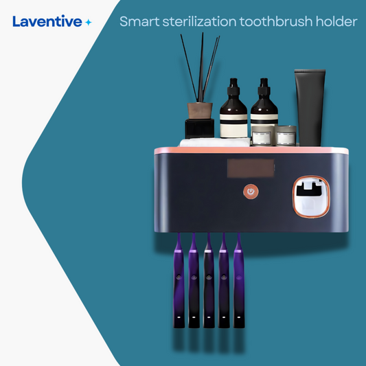 Smart sterilization toothbrush holder